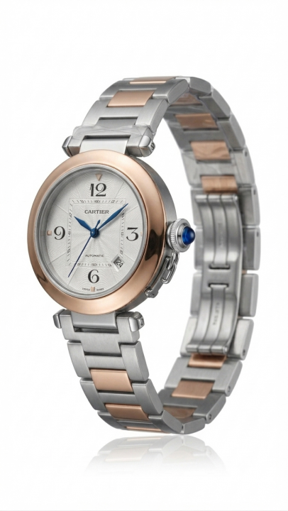 Cartieer Pasha De 41mm Automatic Two Tone White Dial