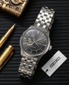Seiko Presage Cocktail Time Open Heart Automatic silver Black