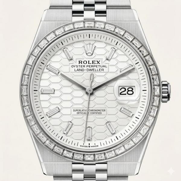 Rolee_xOyster Perpetual Land Dweller Diamond Bazel
