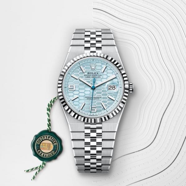 ROLEEX LAND DWELLER TIFFNY OG LOCK PREMIUM WATCH