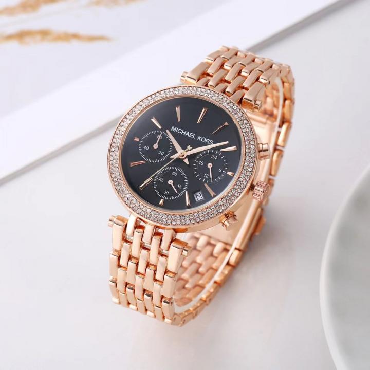 Michael_l Kors Darci Chronograph Copper-Black