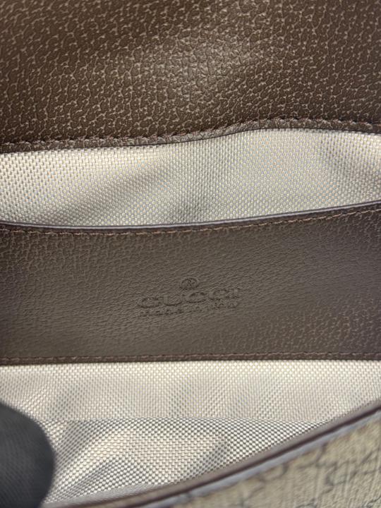 Gucc GG Supreme Ophidia Canvas Shoulder Bag With Double Box Packaging (795466)
