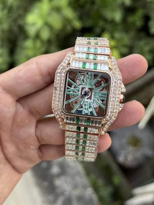Cartie Santos Diamond Quartz (Rose Green)