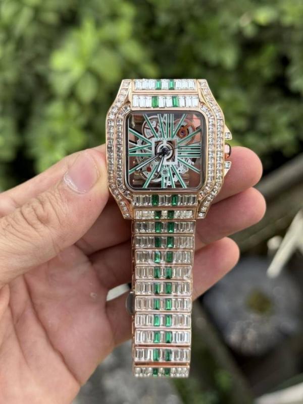 Cartie Santos Diamond Quartz (Rose Green)