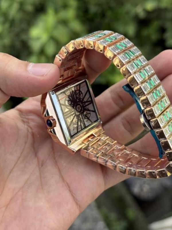 Cartie Santos Diamond Quartz (Rose Green)