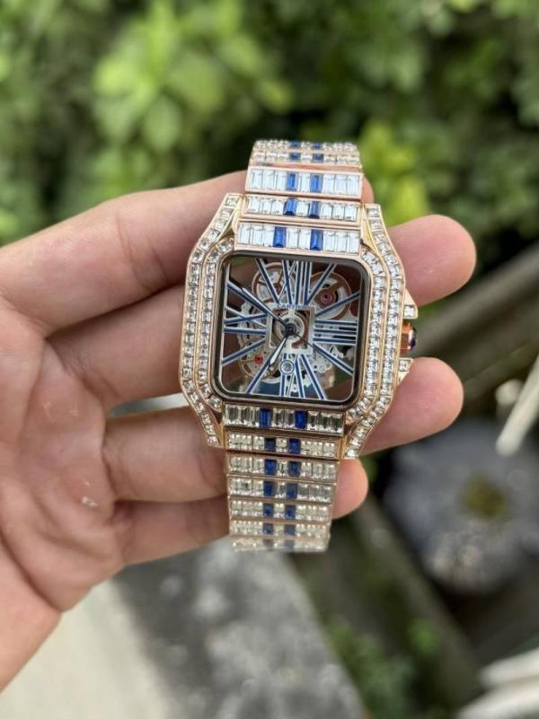 Cartie Santos Diamond Quartz (Rose Blue)