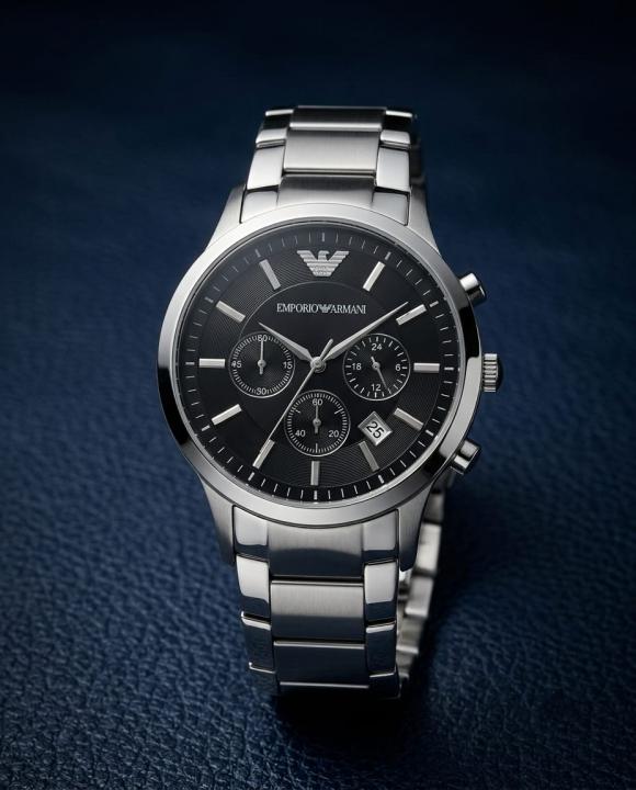 Emporio Armaan_i Classic Silver-Black