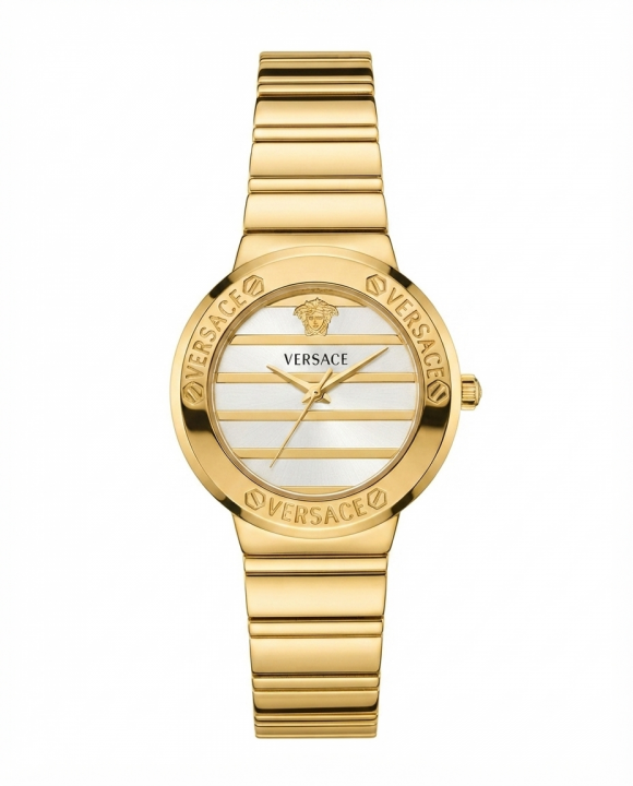 Versace Greca Logo Pearl Gold