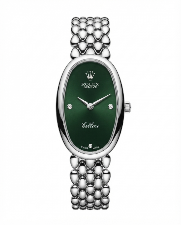 Rolee_x Cellini Silver Green Dial