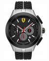 Ferrari mens chronograph Black silver Dial