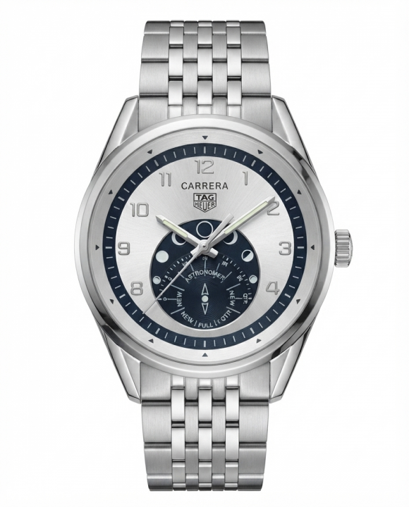 Tag heuee_r  Carrera Astronomer Silver Black Dial