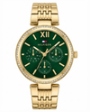 Tommm_y Hilfiger Sophia multi-function Gold Green Dial