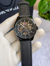 Tommyy  Hilfiger Automatic Leather Belt Full Black AT143