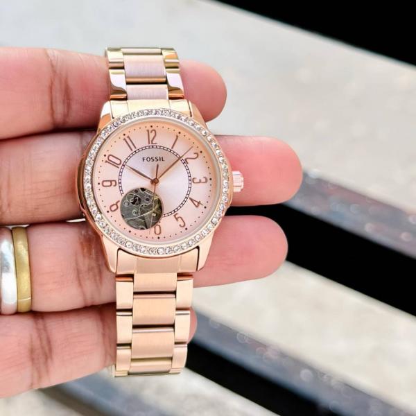 Fossii_l Architect Automatic Copper-Pink