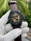 FOSSSIL  BRONSON AUTOMATIC BROWN LEATHER AT319
