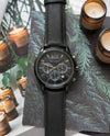 Armani Exchange Gunmetal Leather J1046