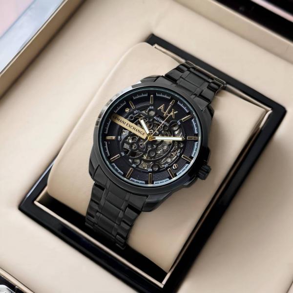 Exchange Armaann_i Ax2418 Hampton Automatic full black and gold