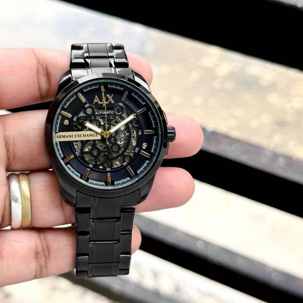 Exchange Armaann_i Ax2418 Hampton Automatic full black and gold