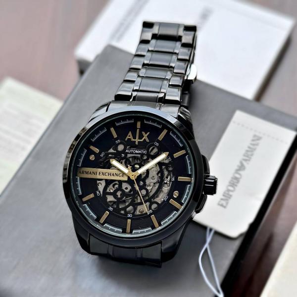 Exchange Armaann_i Ax2418 Hampton Automatic full black and gold
