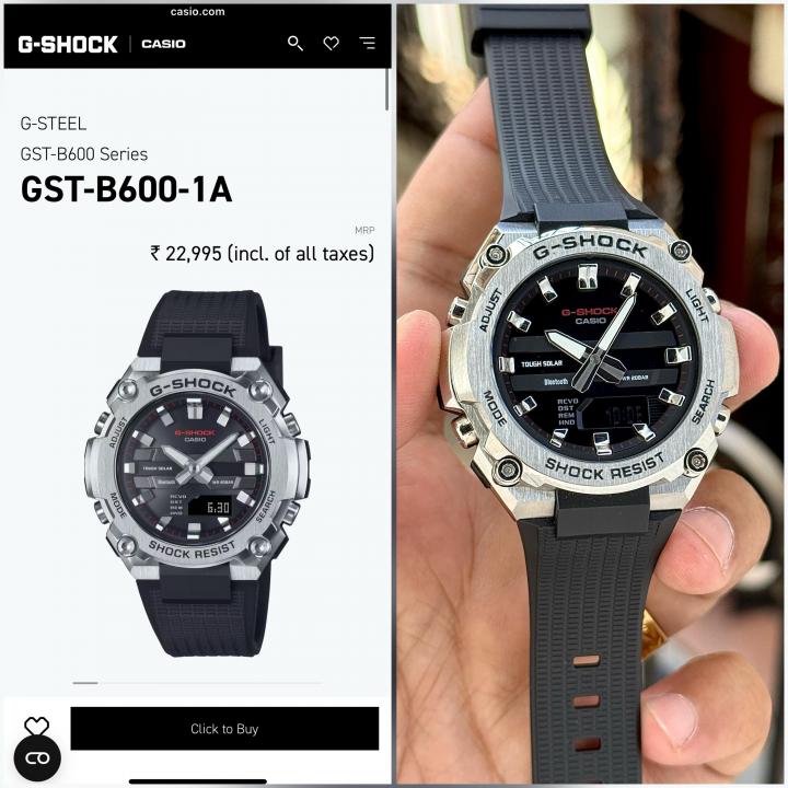 CASI O GSHOCK GST-B600-1A STORE PREMIUM 936