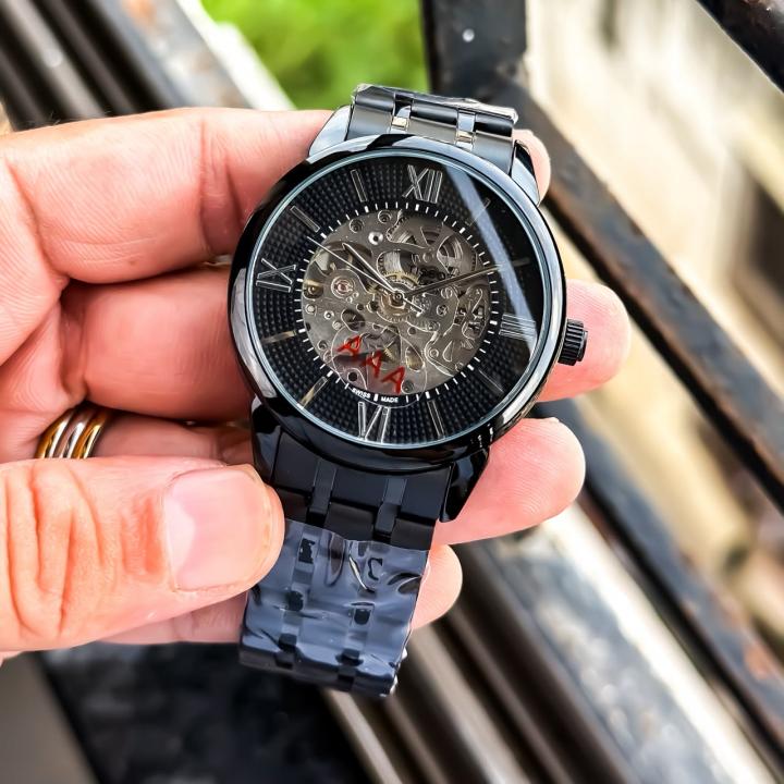 TISSSOT AUTOMATIC FULL BLACK WATCH