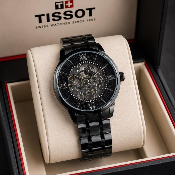 TISSSOT AUTOMATIC FULL BLACK WATCH