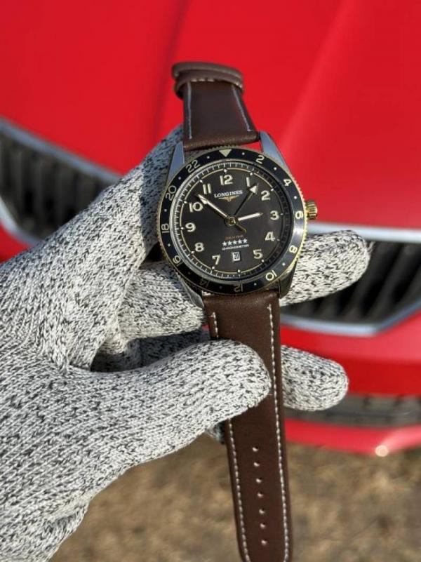 Longine Chronometer Premium Quartz Brown