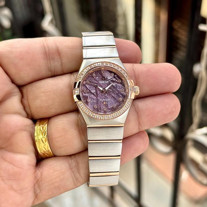 Omeg_ga Constellation Quartz luxury watch