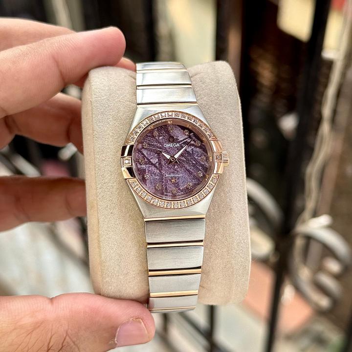 Omeg_ga Constellation Quartz luxury watch