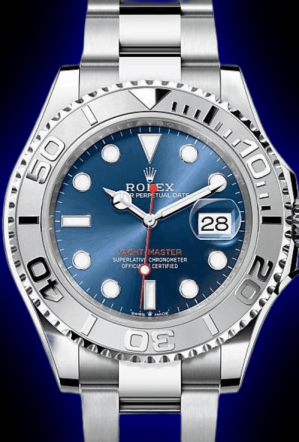 Roleex Yacht Master 40 Automatic Silver Blue Dial