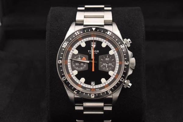 Tudor Heritage Chrono Japan Chronograp Silver Black Dial