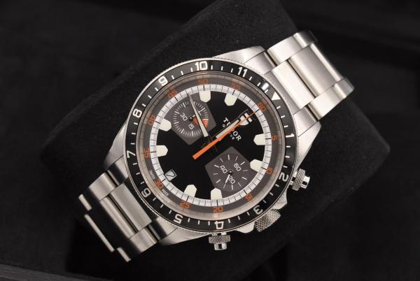 Tudor Heritage Chrono Japan Chronograp Silver Black Dial