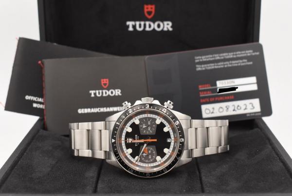 Tudor Heritage Chrono Japan Chronograp Silver Black Dial