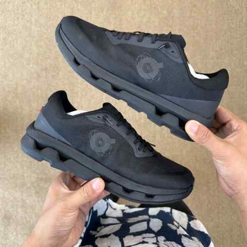 On Running x Kith Cloudzone Triple Black