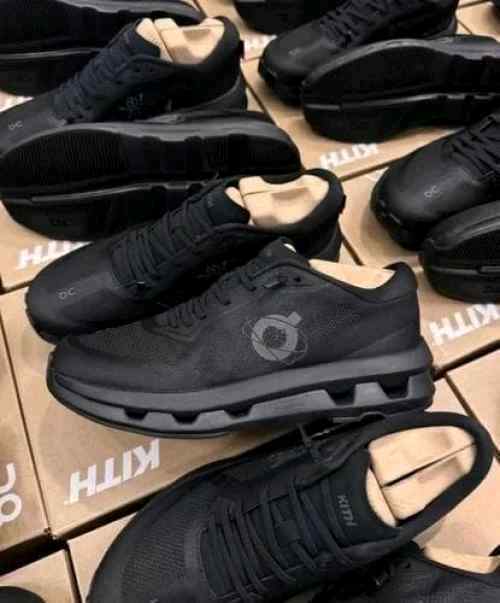On Running x Kith Cloudzone Triple Black