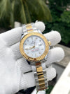 Rollex Yachtmaster Two Tone White Dial Sweep Movement AT464
