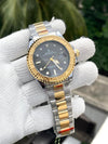 Roleex Yachtmaster Two Tone Black Dial Sweep Movement AT464