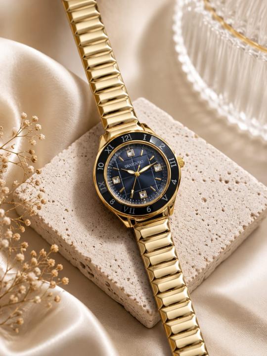 Swarovskk_i Dextera Crystal Gold-Black