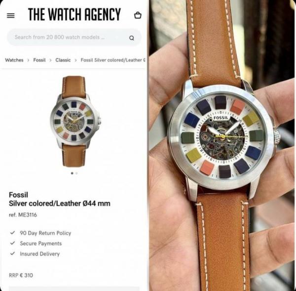 Fossi Grant Skeleton Multicolor Automatic