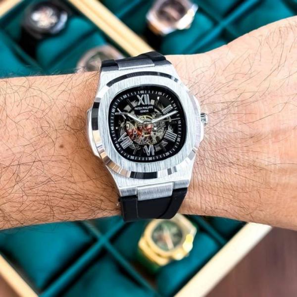 Patek Philipp Automatic Skeleton dial Men ( Back open )