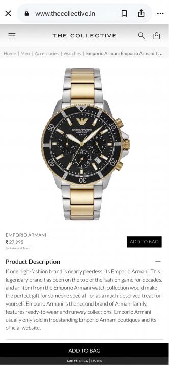 Emporio Armaan_i 100 Meters World Explorer AR11680