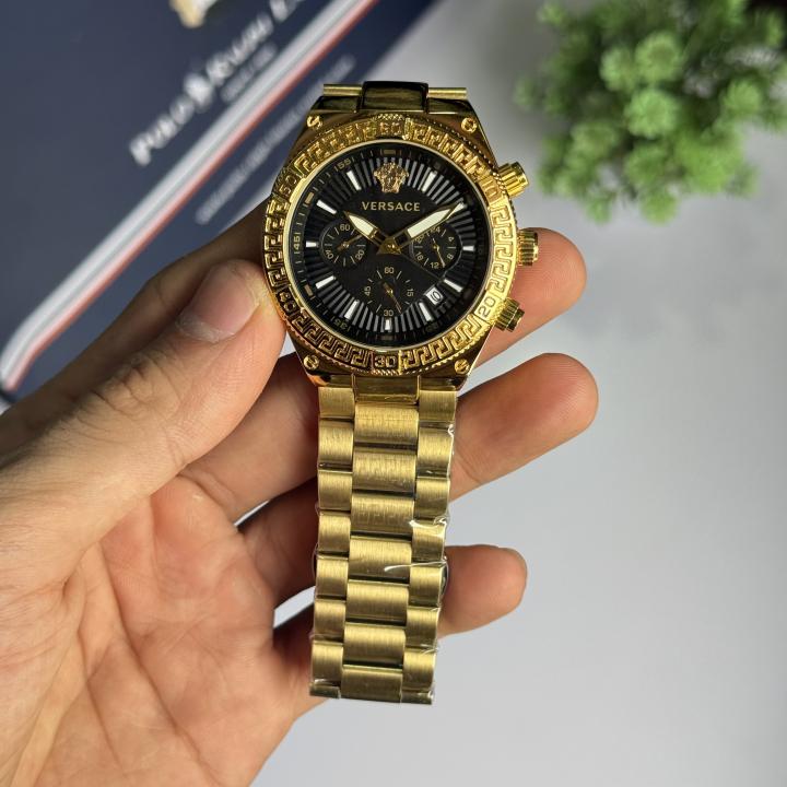Versace Greca Mens Chronograph ( All working )
