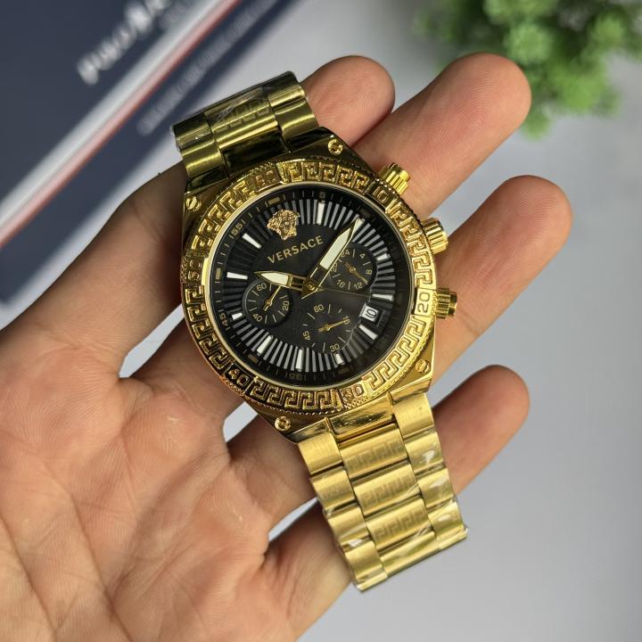 Versace Greca Mens Chronograph ( All working )