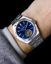 Vachero_on Constantin Overseas Tourbillon silver blue