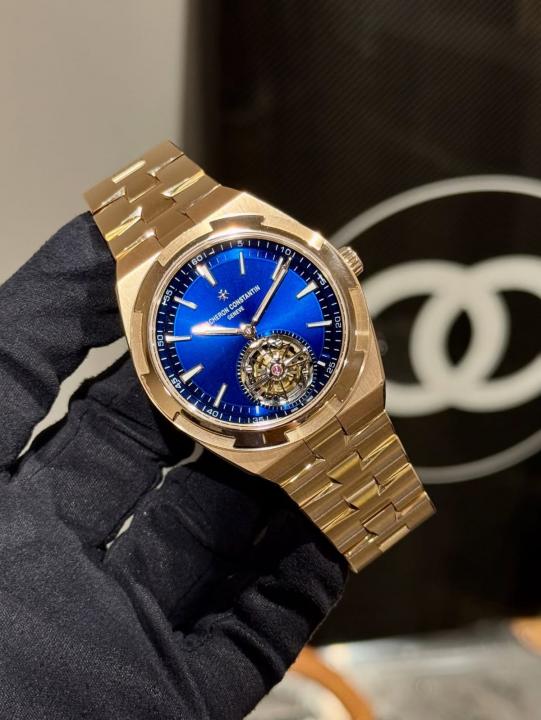 Vachero_on Constantin Overseas Tourbillon copper blue
