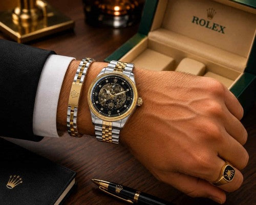 ROLEEX_AUTO_GOLD-TT-BLACK