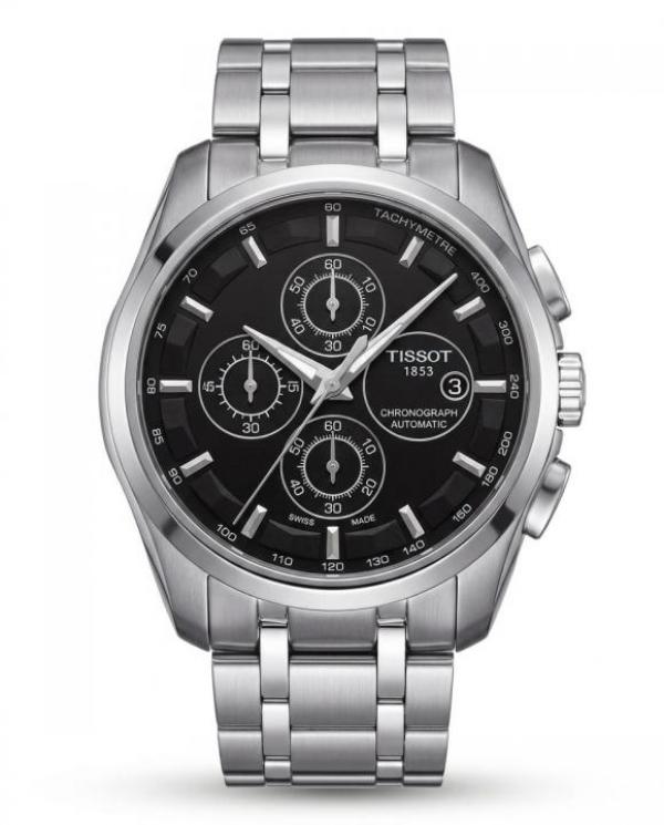 Tissoo_t 1853 Couturier Silver Black dial