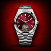 Vacheron Constantin Overseas Flying Tourbillon Stainless Steel Wine Dial