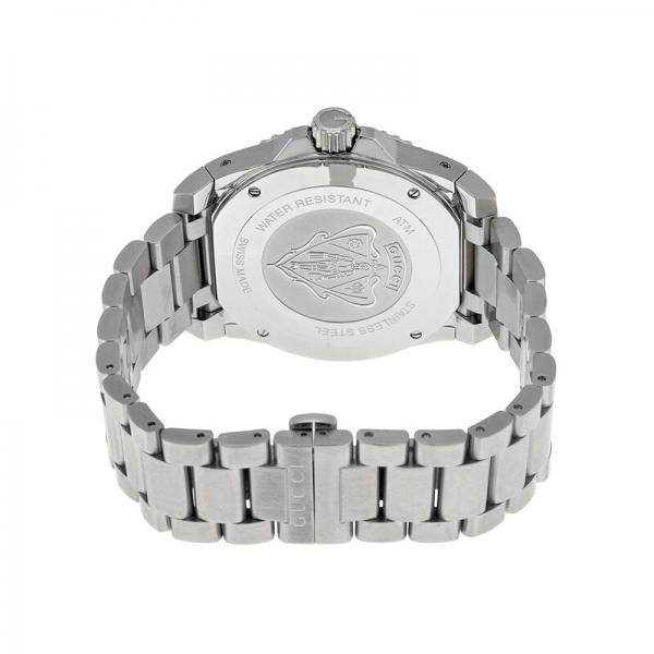 Guccci Dive Stainless Japan Silver Blue Dial