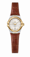 Omegga Constellation Co-Axial Chronometer Brown Leather Strap